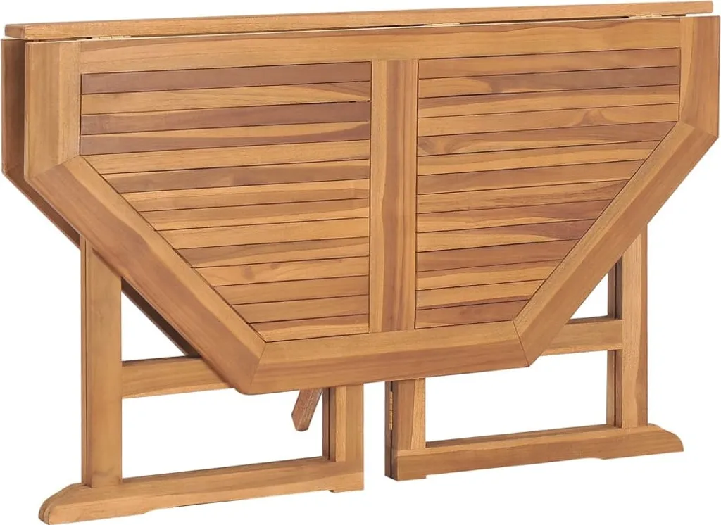 VidaXL Garten-Esstisch Klappbar 110x110x75 Cm Massivholz Teak 5 VidaXL Garten-Esstisch Klappbar 110x110x75 Cm Massivholz Teak – Bild 5
