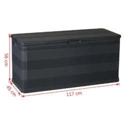 VidaXL Gartenbox Schwarz 117×45×56 Cm -Kaufland 05c9de0381d4e6912d3ec6b8b000496f