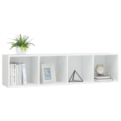 VidaXL Bücherregal/TV-Schrank Hochglanz-Weiß 143×30×36 Cm 12 VidaXL Bücherregal/TV-Schrank Hochglanz-Weiß 143×30×36 Cm -Kaufland 08fd2a3854bca30de6634652f51e4153