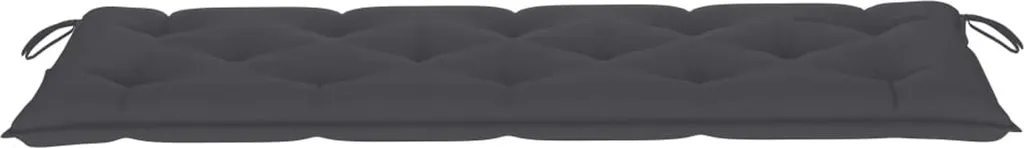 VIDAXL Gartenbank-Auflage Anthrazit 150x50x7 Cm Stoff 4 VIDAXL Gartenbank-Auflage Anthrazit 150x50x7 Cm Stoff – Bild 4