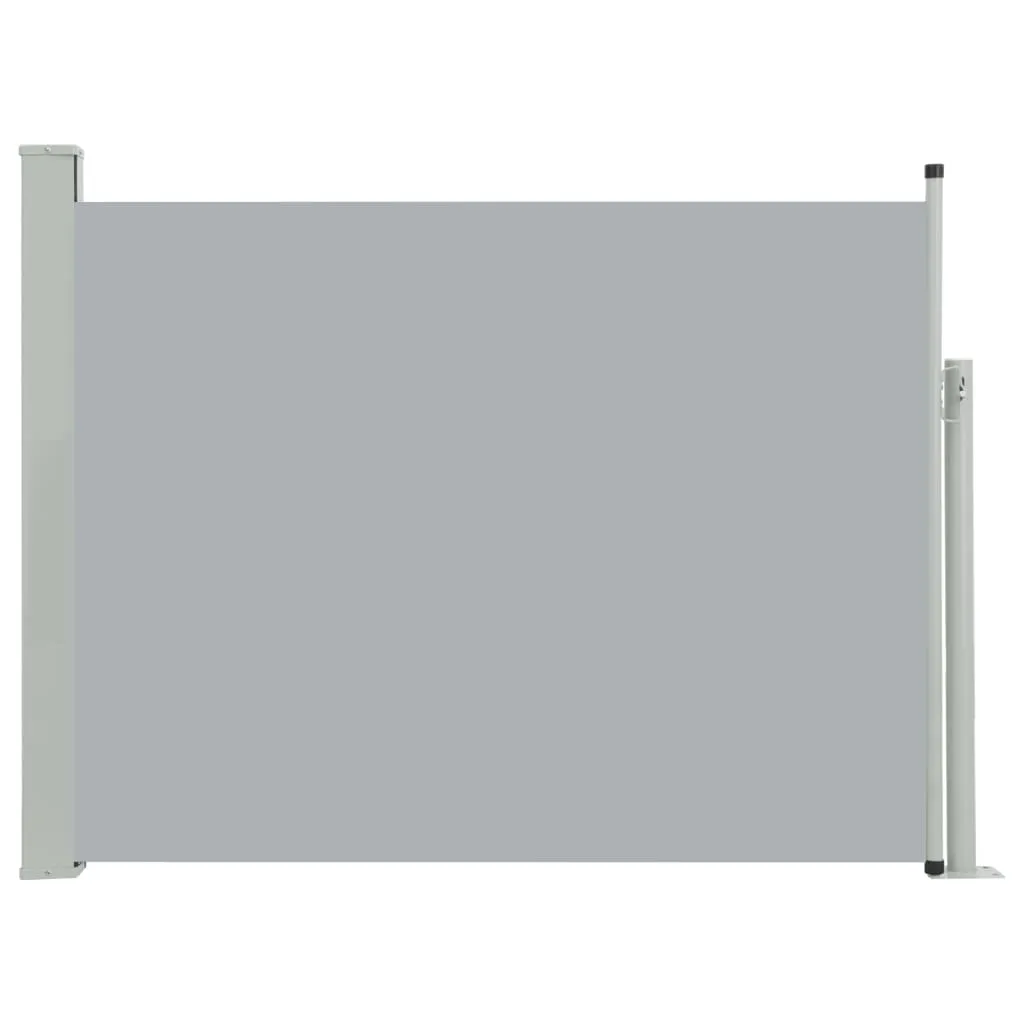VidaXL Ausziehbare Seitenmarkise 140×500 Cm Grau 1 VidaXL Ausziehbare Seitenmarkise 140×500 Cm Grau