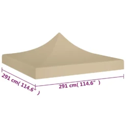 VidaXL Partyzelt-Dach 3x3 M Beige 270 G/m² 9 VidaXL Partyzelt-Dach 3x3 M Beige 270 G/m² -Kaufland 0cbaa05a717971c444f9fef8acd40698