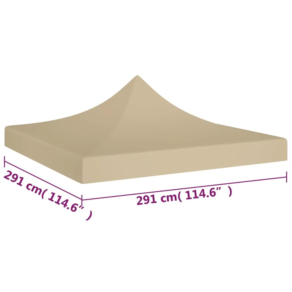 VidaXL Partyzelt-Dach 3x3 M Beige 270 G/m² 5 VidaXL Partyzelt-Dach 3x3 M Beige 270 G/m² – Bild 5