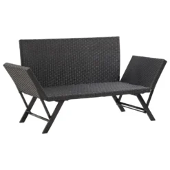 VidaXL Gartenbank Mit Auflagen 176 Cm Schwarz Poly Rattan 14 VidaXL Gartenbank Mit Auflagen 176 Cm Schwarz Poly Rattan -Kaufland 0dbaec6e716a67a2aa867f26725a0293