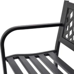 VidaXL Gartenbank 118 Cm Stahl Schwarz 6 VidaXL Gartenbank 118 Cm Stahl Schwarz -Kaufland 0e33308da035047a11b96454926e3af9