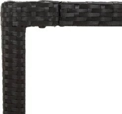 VIDAXL Gartentisch Mit Glasplatte Schwarz 150x90x75 Cm Poly Rattan -Kaufland 10b406e65bdb020367b71819ccb73b2f