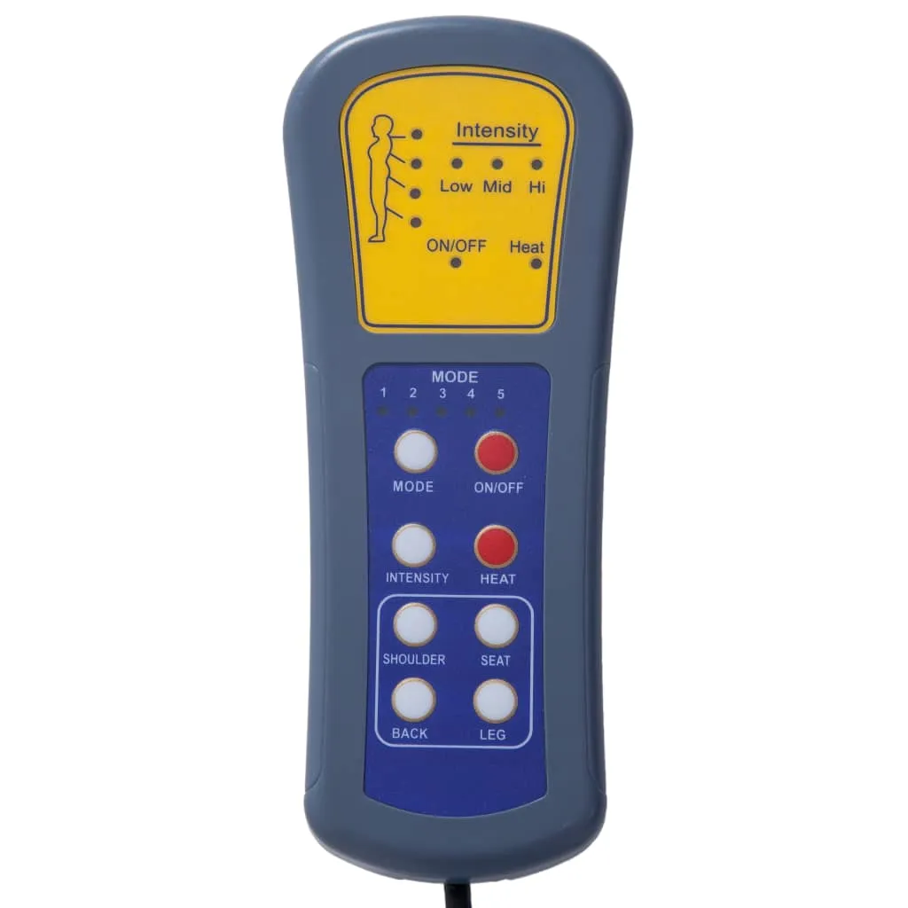 VidaXL Massage Chaiselongue Braun Wildleder-Optik 9 VidaXL Massage Chaiselongue Braun Wildleder-Optik – Bild 9