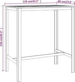 VidaXL Bartisch 110x60x110 Cm Imprägniertes Kiefernholz 9 VidaXL Bartisch 110x60x110 Cm Imprägniertes Kiefernholz -Kaufland 15c590fd5385b7e9c090ba82ea19525b
