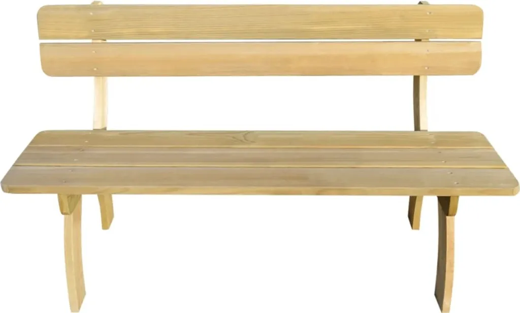 VidaXL Gartenbank 150 Cm Imprägniertes Kiefernholz 2 VidaXL Gartenbank 150 Cm Imprägniertes Kiefernholz – Bild 2