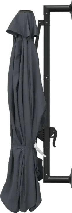 VidaXL Sonnenschirm Wandmontage Mit Metallmast 300 Cm Anthrazit -Kaufland 1827117d0290becc0b0f7f0b8c466602