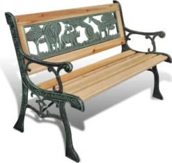 VidaXL Kinder-Gartenbank 84 Cm Holz