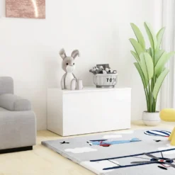 VidaXL Aufbewahrungstruhe Hochglanz-Weiß 84x42x46 Cm Holzwerkstoff -Kaufland 190692054e6283c2869f09fed73f4be6