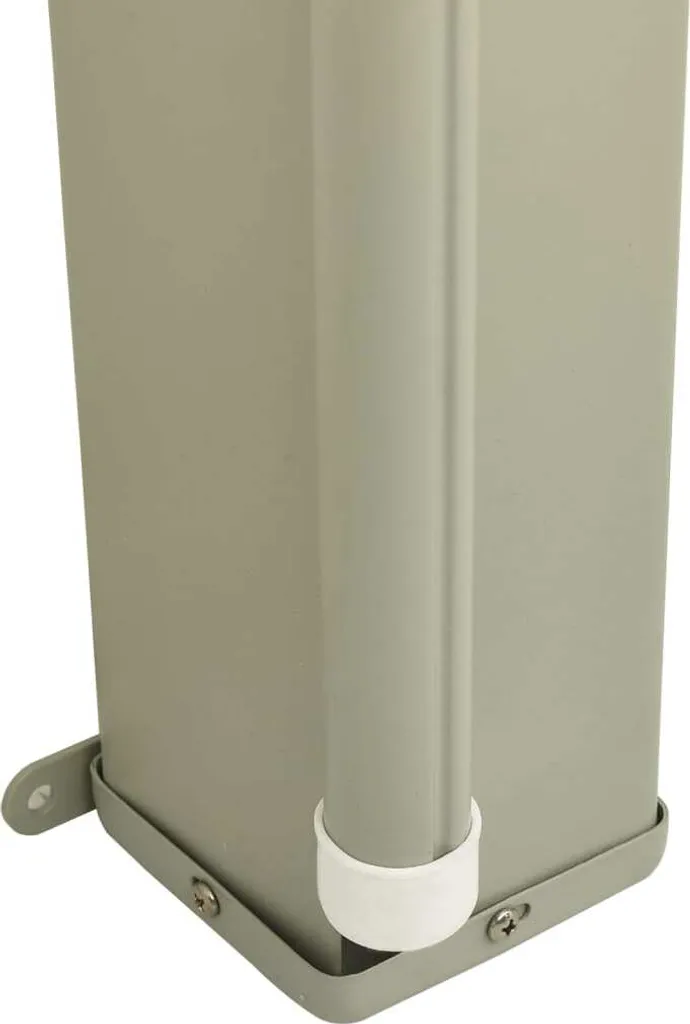 VidaXL Seitenmarkise Ausziehbar 140x300 Cm Grau 4 VidaXL Seitenmarkise Ausziehbar 140x300 Cm Grau – Bild 4