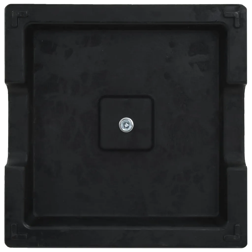 VidaXL Sonnenschirmfuß Quadratisch 8 Kg Schwarz Polyharz 5 VidaXL Sonnenschirmfuß Quadratisch 8 Kg Schwarz Polyharz – Bild 5