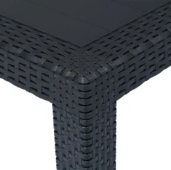 VidaXL Gartentisch Anthrazit 220 X 90 X 72 Cm Kunststoff Rattan-Optik 7 VidaXL Gartentisch Anthrazit 220 X 90 X 72 Cm Kunststoff Rattan-Optik -Kaufland 1ba16b0af1d6e0ba11b514b46802e0a9