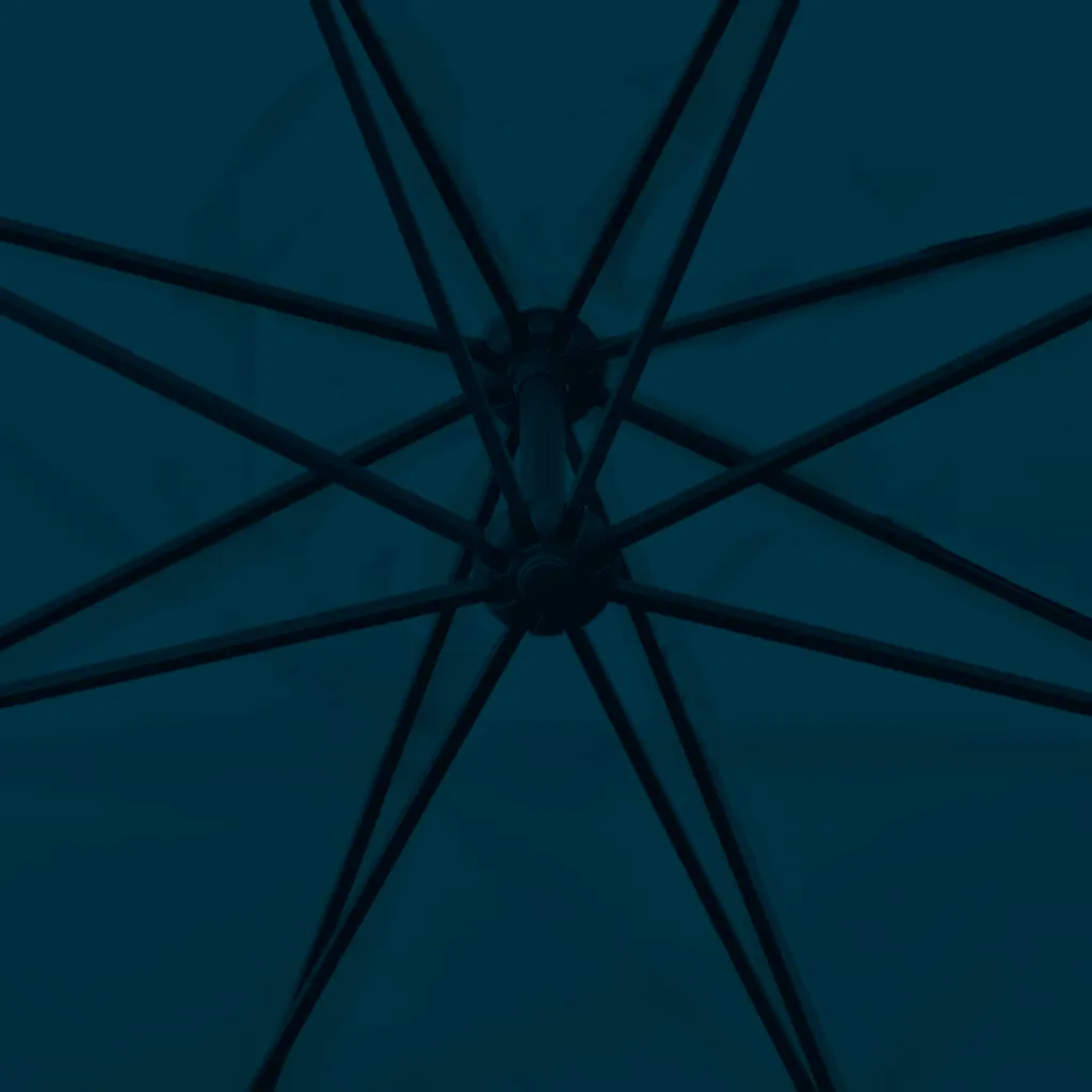 VidaXL Freiarm-Sonnenschirm 3,5 M Blau 3 VidaXL Freiarm-Sonnenschirm 3,5 M Blau – Bild 3