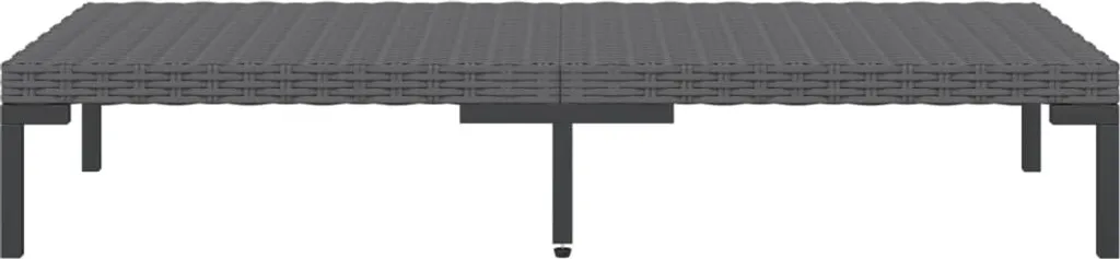 VidaXL 5-tlg. Garten-Lounge-Set Mit Kissen Poly Rattan Dunkelgrau 8 VidaXL 5-tlg. Garten-Lounge-Set Mit Kissen Poly Rattan Dunkelgrau – Bild 8