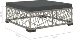 VidaXL 5-tlg. Garten-Lounge-Set Mit Kissen Poly Rattan Grau 17 VidaXL 5-tlg. Garten-Lounge-Set Mit Kissen Poly Rattan Grau -Kaufland 201d32e9fe7035834823cc5187734437