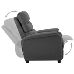 VidaXL Relaxsessel Grau Kunstleder -Kaufland 204e8393d6847e87bec7f0c8d795101e