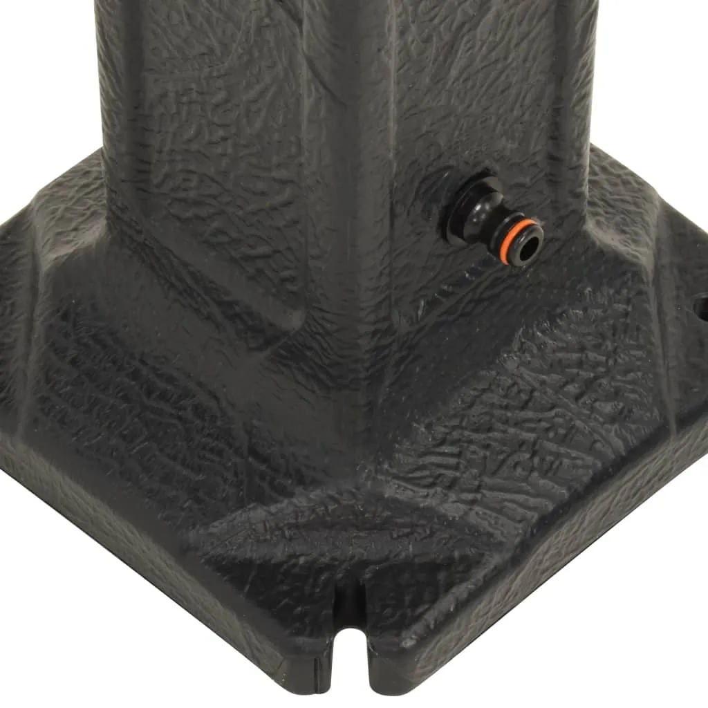 VidaXL Wasserzapfsäule Anthrazit Steinoptik 6 VidaXL Wasserzapfsäule Anthrazit Steinoptik – Bild 6
