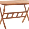 VidaXL Klappbarer Gartentisch 135 X 85 X 75 Cm Massivholz Akazie