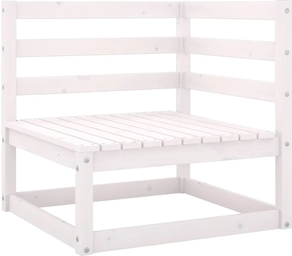 VidaXL Garten-Ecksofa Mit Kissen Massivholz Kiefer 2 VidaXL Garten-Ecksofa Mit Kissen Massivholz Kiefer – Bild 2