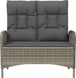 VIDAXL Gartenbank Mit Liegefunktion Und Kissen 107 Cm Poly Rattan Grau 11 VIDAXL Gartenbank Mit Liegefunktion Und Kissen 107 Cm Poly Rattan Grau -Kaufland 225610a2cccd55275836c5203fe7f1cc