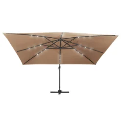 VidaXL Ampelschirm Mit LED-Leuchten Und Aluminium-Mast 400x300cm Taupe 11 VidaXL Ampelschirm Mit LED-Leuchten Und Aluminium-Mast 400x300cm Taupe -Kaufland 289e37e808a7147a654a0772205f82c3