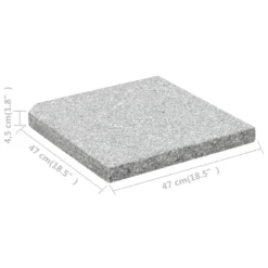 VidaXL Sonnenschirm-Gewichtsplatte Granit 25 Kg Quadratisch Grau -Kaufland 298889f92c197c4b5015a4ae4d196273