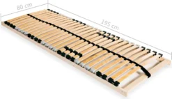 VidaXL Lattenroste 2 Stk. Mit 28 Latten 7 Zonen 80 X 200 Cm -Kaufland 2a4078da45cb416a30d620fd5da9052a