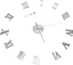 VidaXL 3D-Wanduhr Modernes Design Silbern 100 Cm XXL -Kaufland 2dc8f12fe827e6bc31388b4ee2932173