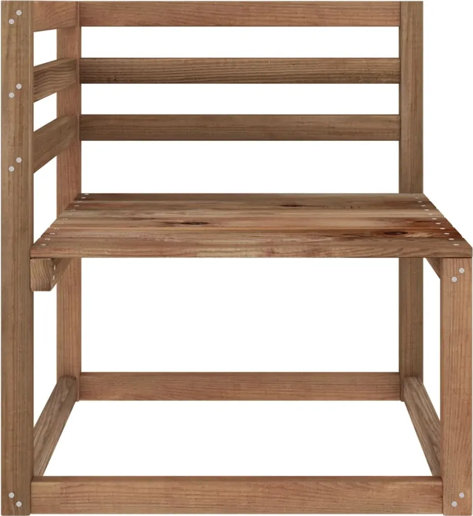 VidaXL 2-tlg. Garten-Lounge-Set Braun Imprägniertes Kiefernholz 8 VidaXL 2-tlg. Garten-Lounge-Set Braun Imprägniertes Kiefernholz – Bild 8