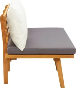 VidaXL Gartenbank Mit Kissen 115 Cm Massivholz Akazie -Kaufland 31f402f1a27463a8fc40f186070ddb3c