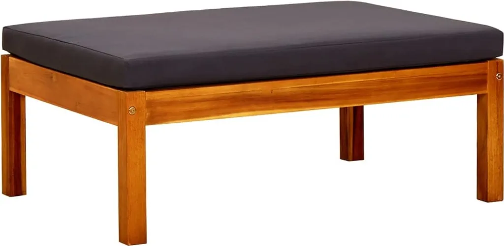 VidaXL Gartenhocker 2 Stk. Massivholz Akazie 2 VidaXL Gartenhocker 2 Stk. Massivholz Akazie – Bild 2