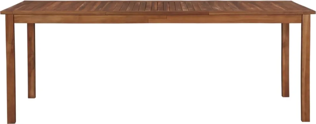VidaXL Gartentisch 200x100x74 Cm Akazie Massivholz 2 VidaXL Gartentisch 200x100x74 Cm Akazie Massivholz – Bild 2