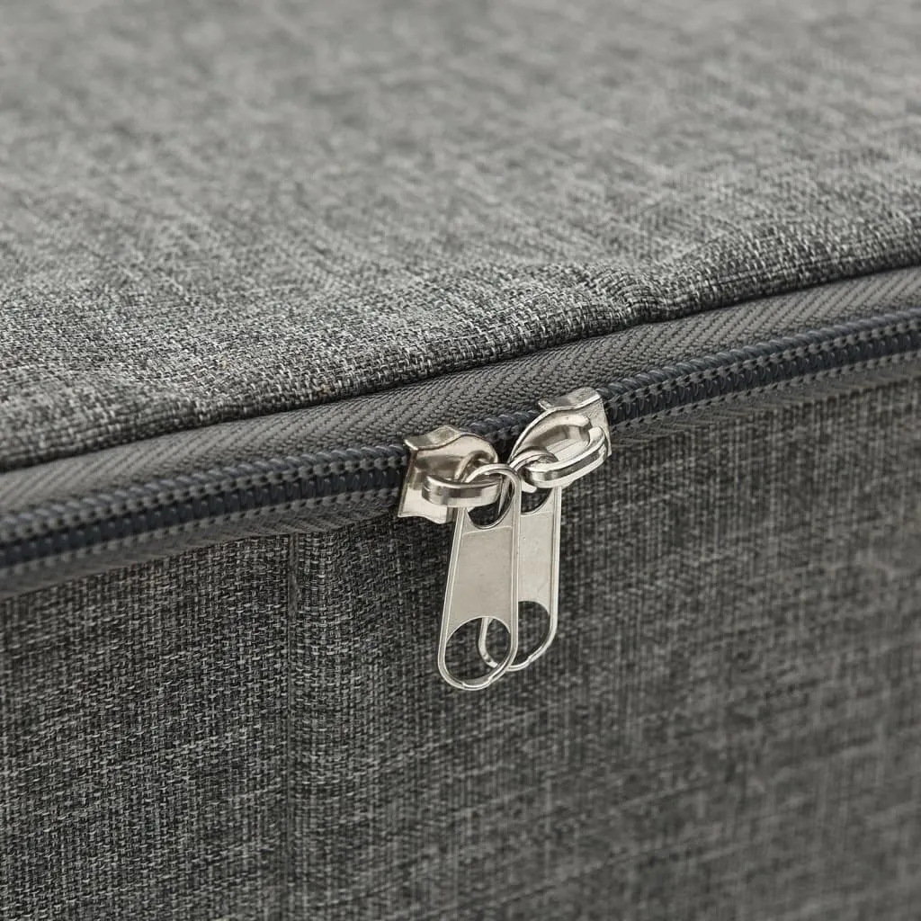 VidaXL Aufbewahrungsbox Stoff 70x40x18 Cm Anthrazit 8 VidaXL Aufbewahrungsbox Stoff 70x40x18 Cm Anthrazit – Bild 8