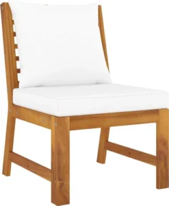 VidaXL 4-tlg. Garten-Lounge-Set Mit Auflagen Creme Massivholz Akazie -Kaufland 36175242bda6b5e32fb2300d38021842