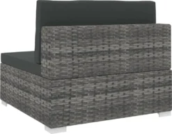 VidaXL Modular-Sofa-Mittelteil 1 Stk. + Auflagen Poly Rattan Grau -Kaufland 362085a9e2d30c302696ebcc4161828c