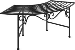 VidaXL Baumbank 113 Cm Schwarz Stahl -Kaufland 36fe1d3abb05a0b4f6710c07778aa82a