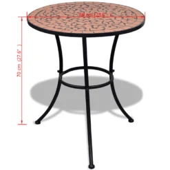 VidaXL Bistrotisch Terracotta-Rot 60 Cm Mosaik -Kaufland 378e626f8fd4a8eb93fdb5fe76e3a9e7