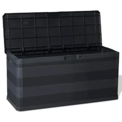 VidaXL Gartenbox Schwarz 117×45×56 Cm -Kaufland 37dbbbff15b098f638020e2ccd036737