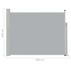 VidaXL Ausziehbare Seitenmarkise 140×500 Cm Grau 15 VidaXL Ausziehbare Seitenmarkise 140×500 Cm Grau -Kaufland 383852c2e879041cf5d33cdd96e09b46