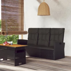 VidaXL Gartenbank Mit Liegefunktion & Kissen Schwarz 173cm Poly Rattan 10 VidaXL Gartenbank Mit Liegefunktion & Kissen Schwarz 173cm Poly Rattan -Kaufland 3861822782517cec01ebdf894f9c58c2