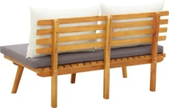 VidaXL Gartenbank Mit Kissen 115 Cm Massivholz Akazie -Kaufland 3acd322099659c31a1afb50f1e31450d