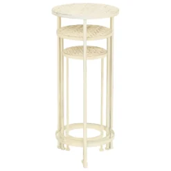 VidaXL Blumenständer Set 3-tlg. Vintage Antik Metall Weiß 15 VidaXL Blumenständer Set 3-tlg. Vintage Antik Metall Weiß -Kaufland 3c7d808919d88a38d97553e6ad321a5d