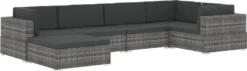 VidaXL Modular-Sofa-Mittelteil 1 Stk. + Auflagen Poly Rattan Grau -Kaufland 3e2825f70fdffb64b94cccd0e27eb263 2