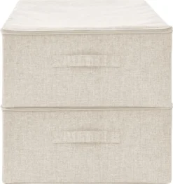 VidaXL Aufbewahrungsboxen 2 Stk. Stoff 70x40x18 Cm Creme -Kaufland 3eeeb8f748e5649fa4789e3319196fd4