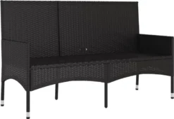 VidaXL Gartenbank 3-Sitzer Mit Kissen Schwarz Poly Rattan 12 VidaXL Gartenbank 3-Sitzer Mit Kissen Schwarz Poly Rattan -Kaufland 3fa3b6bb4e94a74b478f01cea94b9cca