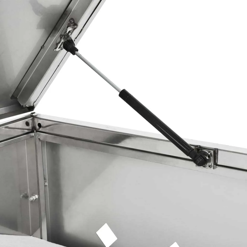 VidaXL Mülltonnenbox Für 4 Tonnen 240 L Edelstahl 6 VidaXL Mülltonnenbox Für 4 Tonnen 240 L Edelstahl – Bild 6