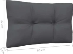 VidaXL Garten-Mittelsofa Mit Anthrazit Kissen Grau Massivholz Kiefer -Kaufland 42571bde32262dc97c6a5e77e1a420b3